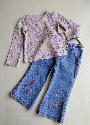 Комплект р.86,реглан, джинсы, 12-18 мес.