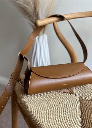 Кожаная сумка jil sander