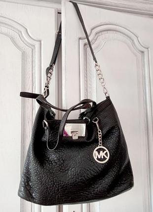 Кожаная сумка michael kors1 фото