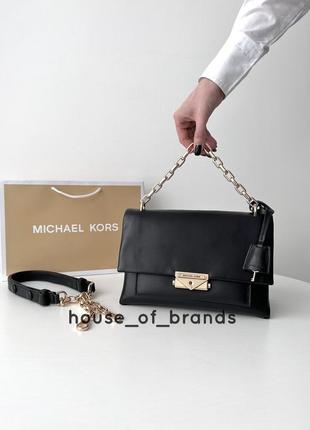 Женская брендовая кожаная сумочка michael kors cece medium shoulder bag сумка оригинал кожа мишель корс майкл корс на подарок жене подарок девушке1 фото