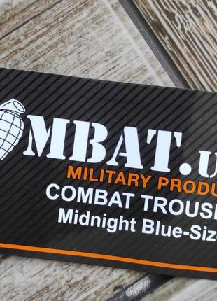 Тактичні, трекінгові штани, брюки combat trousers midnight blue8 фото