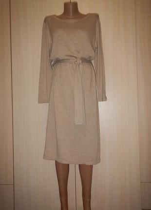 Базовое трикотажное платье mango p.m