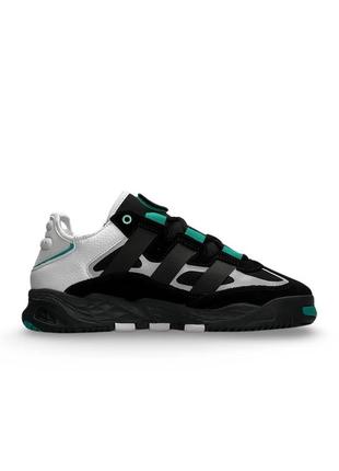 Кроссовки мужские adidas originals niteball prm black green черный повседневные кроссовки адидас6 фото