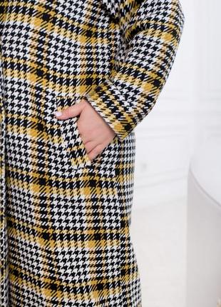 Демисезонное женское пальто из шерсти 46-68 размеры5 фото