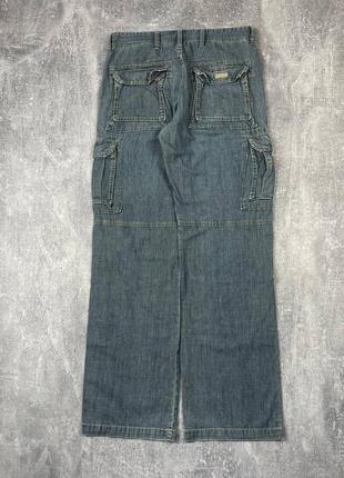 Оригинальные винтажные карго джинсы wrangler cargo jeans2 фото