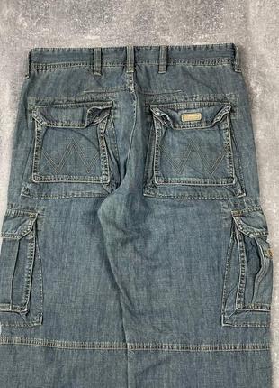 Оригинальные винтажные карго джинсы wrangler cargo jeans7 фото