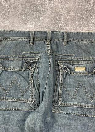 Оригинальные винтажные карго джинсы wrangler cargo jeans8 фото