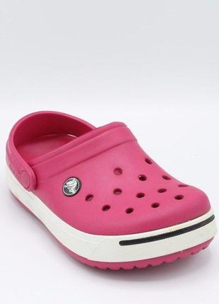 Крокc крокбенд клог малинові crocs crocband ii raspberry/black