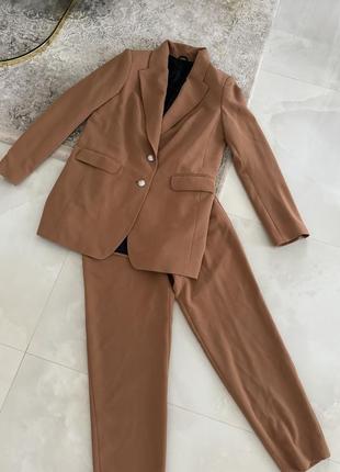 Костюм massimo dutti. новий. xs; лен
