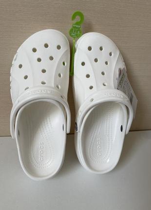Жіночі крокси crocs baya platform clog m8w10-40-26 см white