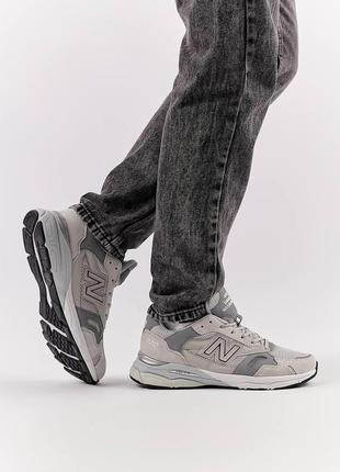 Кроссовки мужские new balance 920 gray beige серые спортивные кроссовки нью баланс9 фото
