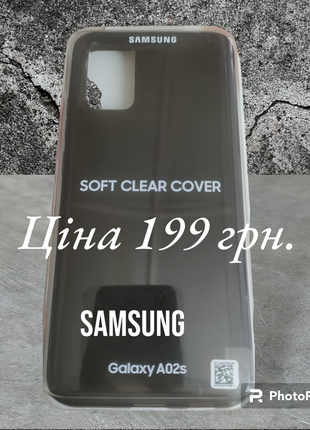 Чохол samsung soft clear cover для samsung galaxy a02s оригінал