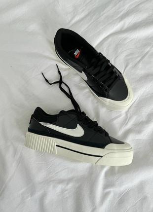 Nike court legacy black1 фото
