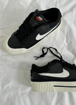Nike court legacy black3 фото