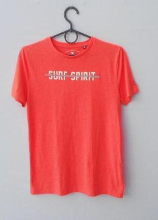 Оригінальна футболка з пальмою з написом tam tailor