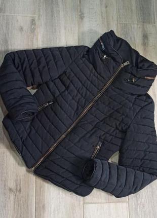 Куртка пуховик пуффер zara 42р