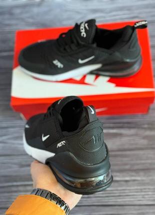 Кросівки nike air max 270 black white5 фото