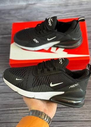 Кросівки nike air max 270 black white4 фото