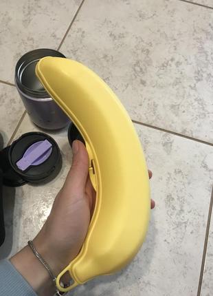 Дитячий термос, термо сумка та чохол для банану (у прдарунок)4 фото