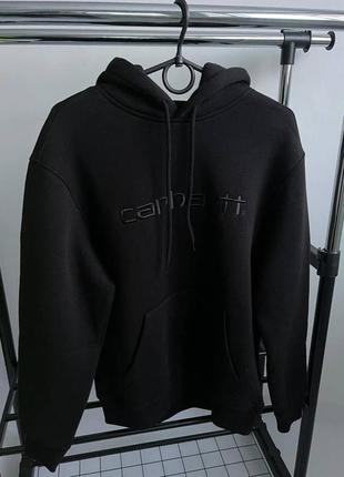 Топ 🔥 мужское худи carhartt black