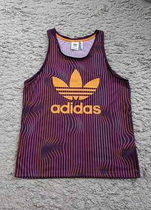 Майка adidas originals, size l, подмышки 53 длина 76