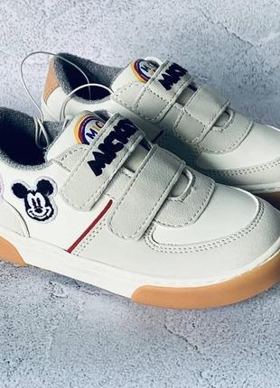 Кроссовки zara 25p с микки для мальчика