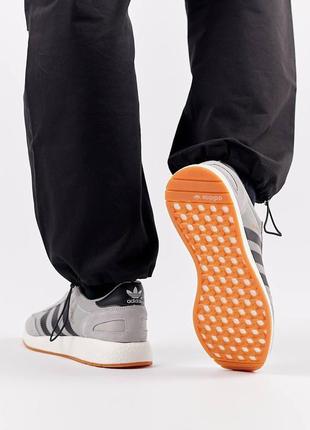Кроссовки мужские adidas originals iniki grey серые повседневные кроссовки адидас иники10 фото