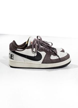 Nike terminator low white core brown black.6 фото