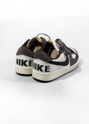 Nike terminator low white core brown black.7 фото