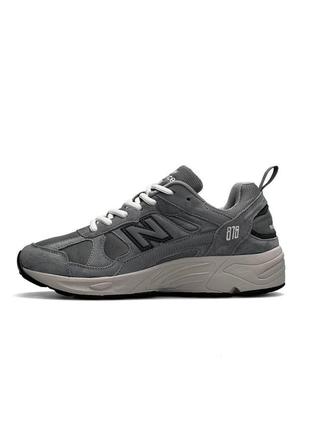 Кроссовки мужские new balance 878 gray серые спортивные кроссовки нью баланс