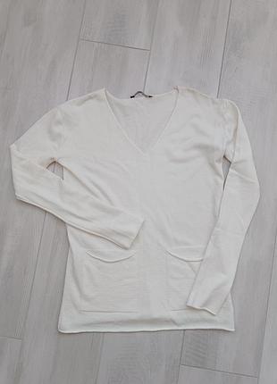 Лонгслів молочного кольору