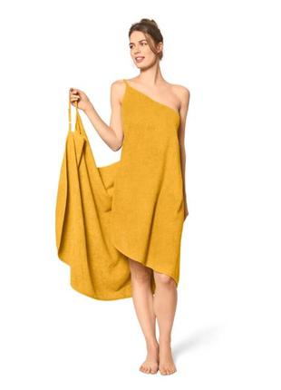 Великий махровий плаття-рушник з бавовни від tchibo (німеччина) розмір l/xl