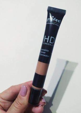 Hd консилер для лица popfeel invisible cover concealer, корректор для лица и глаз