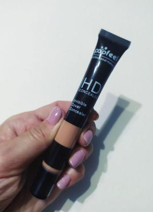 Hd консилер для лица popfeel invisible cover concealer, корректор для лица и глаз