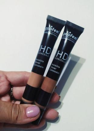 Hd консилер для лица popfeel invisible cover concealer, корректор для лица и глаз