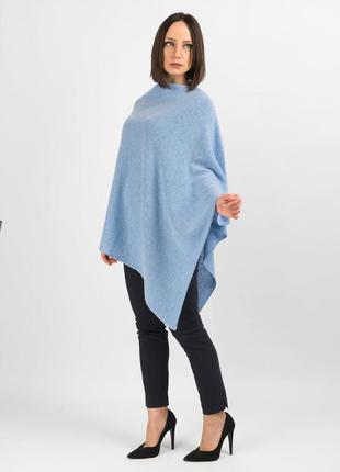 Шикарное кашемировое пончо dalle piane cashmere, оригинал, итальялия2 фото