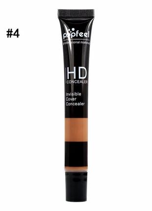 Hd консилер для особи popfeel invisible cover concealer, коректор для обличчя та очей