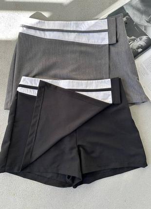 Шорти-спідниця, шорты, юбка8 фото