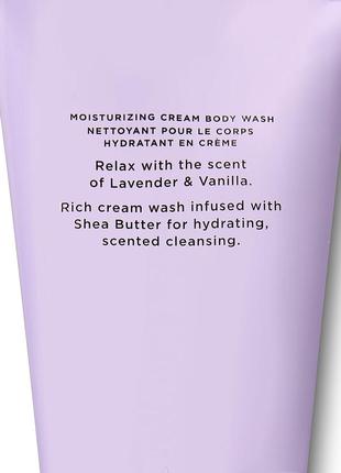 Крем-гель для душа victorias secret natural beauty lavender & vanilla - лаванда и ваниль виктория3 фото