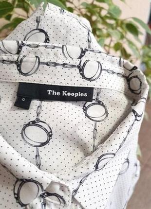 Легка, красива блузка, сорочка в трендовий принт від the kooples, 100% шовк5 фото