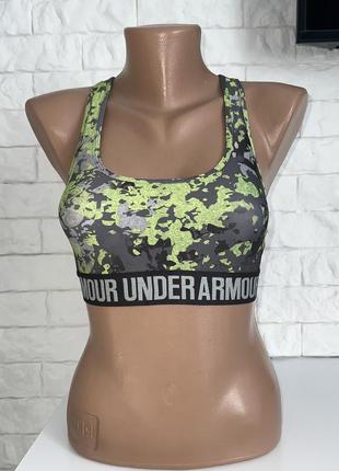 Оригинальный топ, бра для занятий спортом under armour1 фото