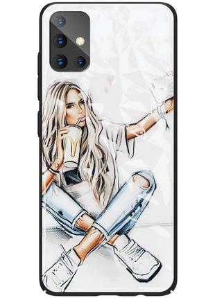 Tpu+pc чехол prisma ladies для samsung galaxy a51