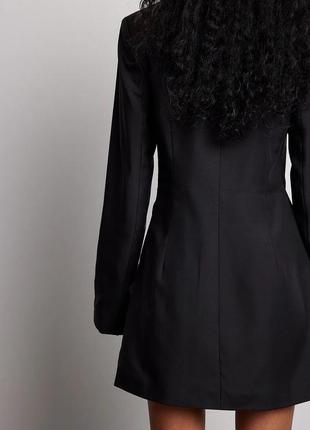 Сукня-жакет, сукня піджак, сукня міні, сукня костюм, чорна сукня по фігурі від бренду na-kd4 фото