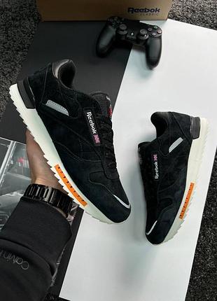 Чоловічі кросівки competición reebok classic / демісезонні / весняні, літні, осінні / взуття / спортивні / замша / білі, чорні, сині, хакі