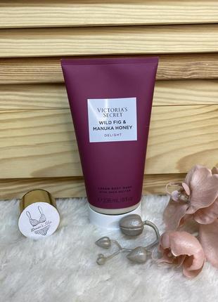 Крем-гель для душа victorias secret natural beauty wild fig & manuka honey – дикий инжир и мед1 фото