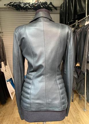 Женская новая кожаная куртка косуха6 фото