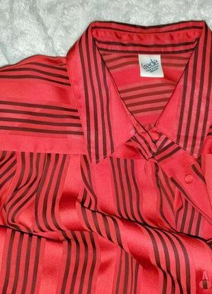Винтажная блуза в полоску германия винтаж ретро7 фото