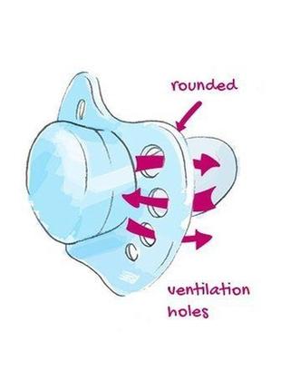 Силиконовая пустышка ночной сон No2, 5-18 мес nip 313108 фото