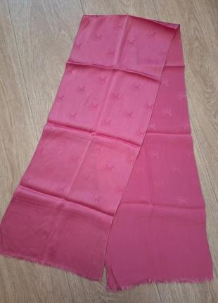 Красивый шелковый платок шарф celine винтаж6 фото