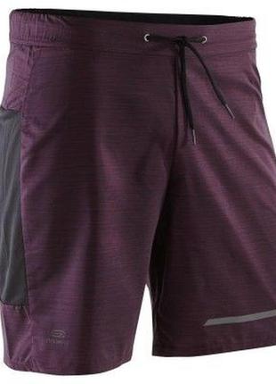 Шорти pantaloncini running uomo run dry+ viola2 фото